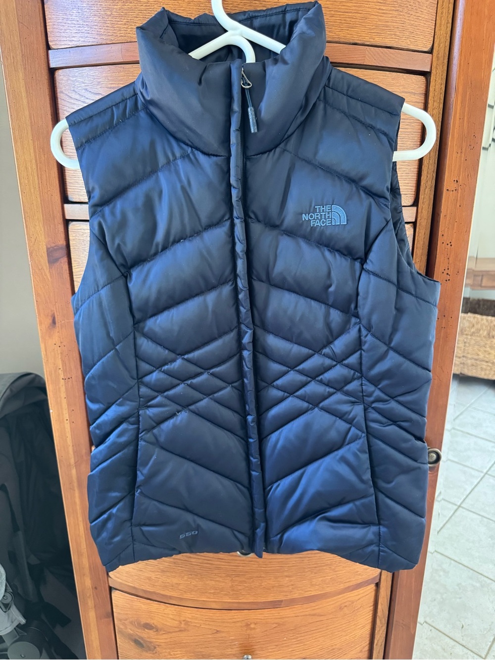 The North Face Navy Quilted Women's Insulated Vest